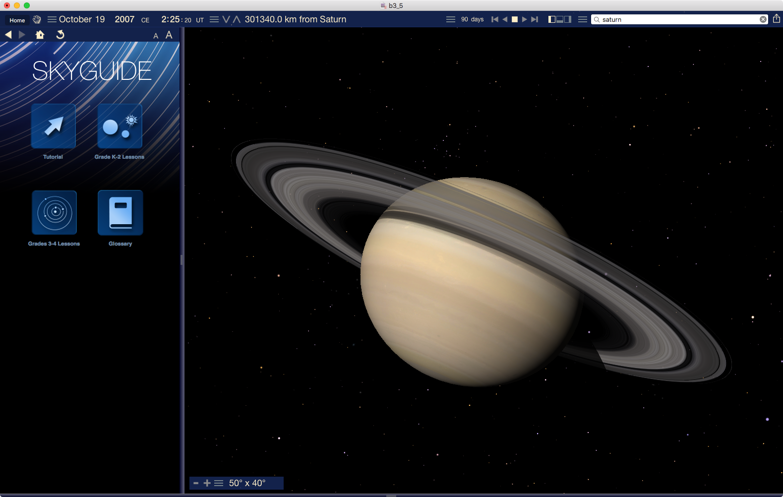 Starry Night Elementary School Saturn Screenshot