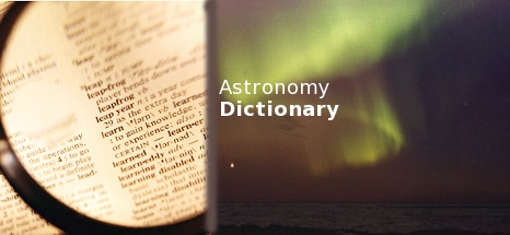 astronomy dictionary