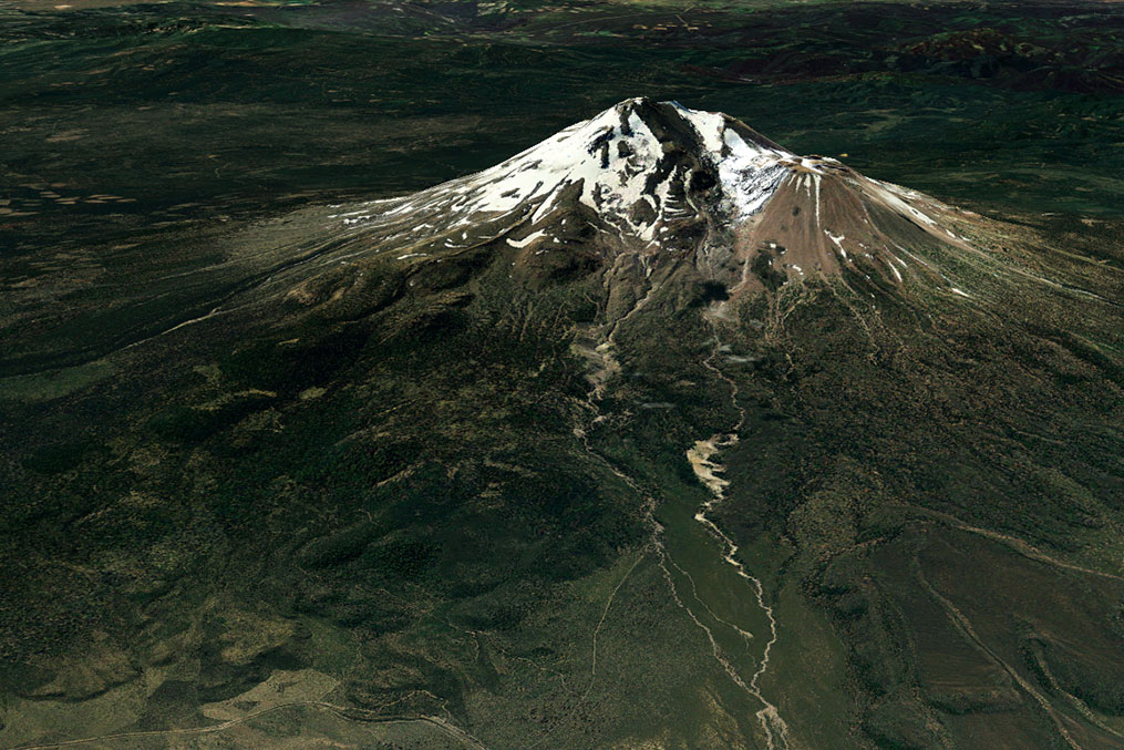 Layered Earth Volcano