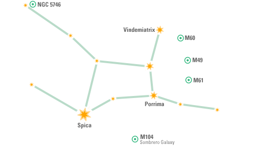 Constellation Map: Virgo