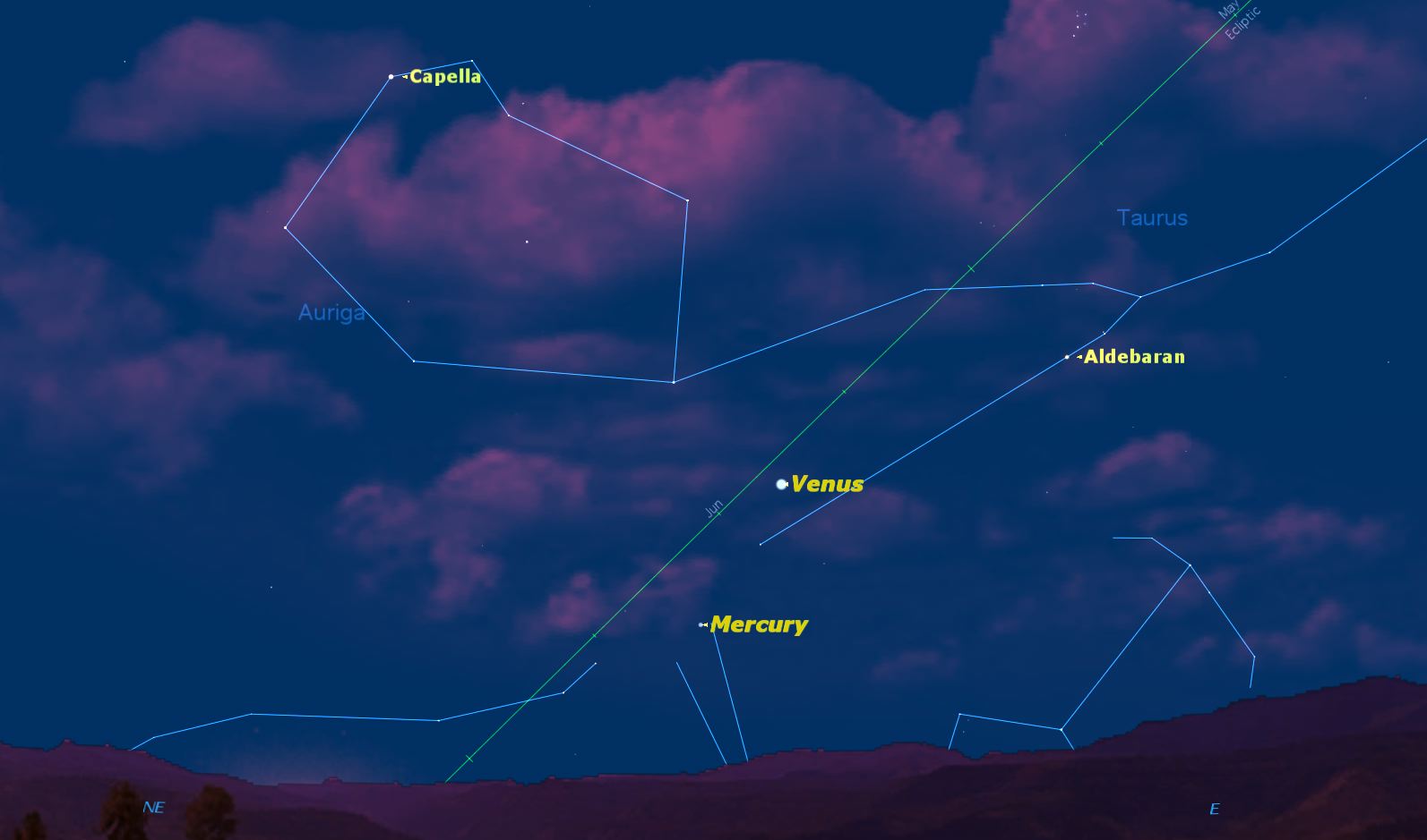 Mercury: Starry Night software.