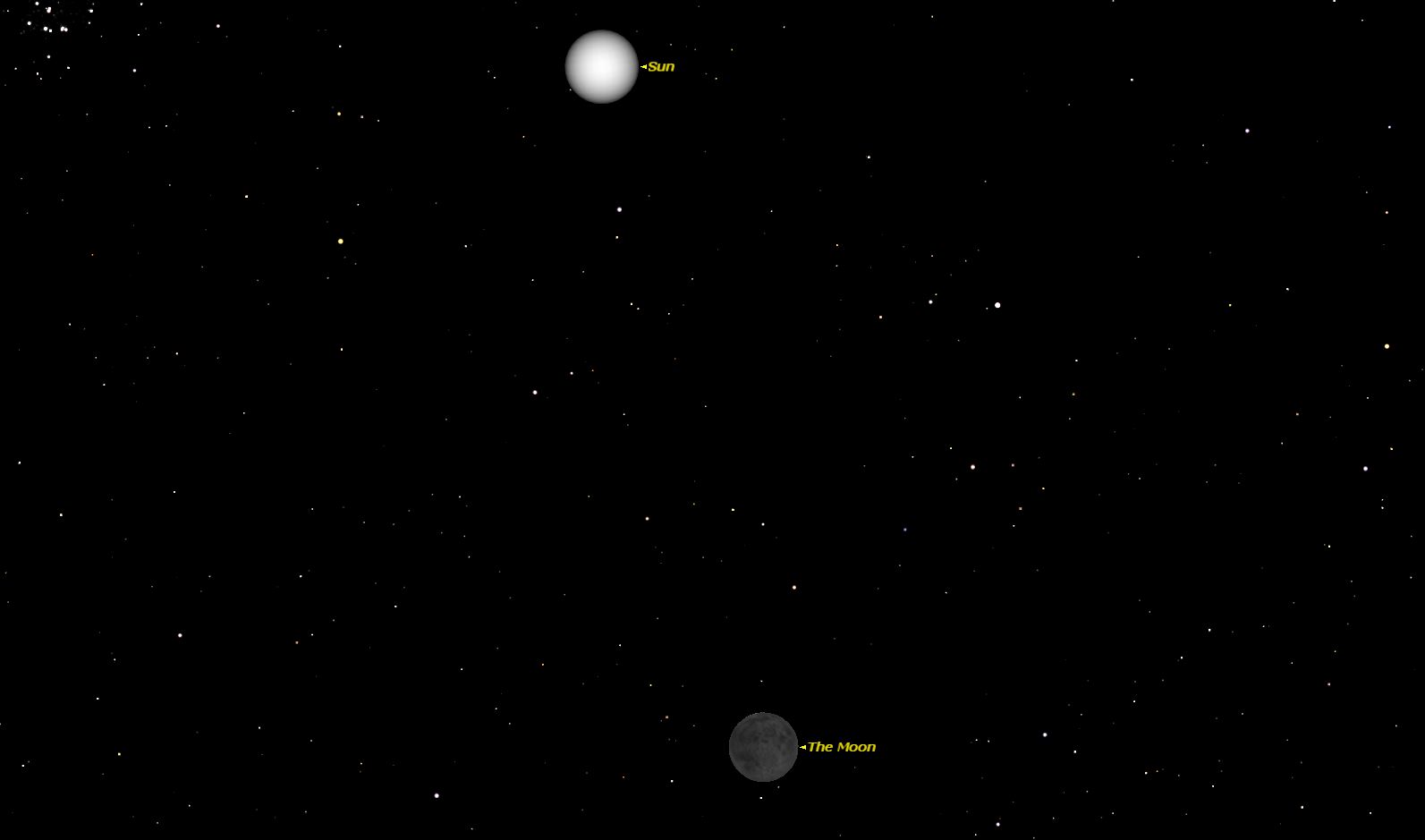 July New Moon Credit: Starry Night software.